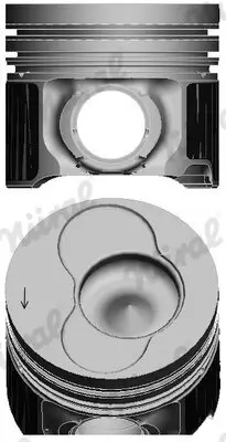 Kolben für Zylinder 1 für Zylinder 2 NÜRAL 87-421007-10 Bild Kolben für Zylinder 1 für Zylinder 2 NÜRAL 87-421007-10