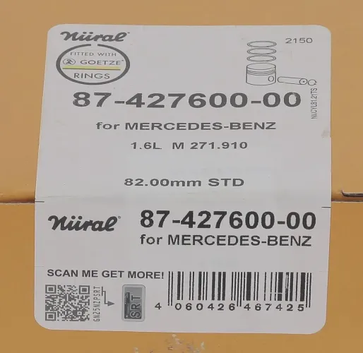 Kolben NÜRAL 87-427600-00 Bild Kolben NÜRAL 87-427600-00