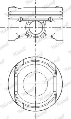 Kolben NÜRAL 87-437700-00 Bild Kolben NÜRAL 87-437700-00
