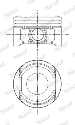 Kolben NÜRAL 87-437700-00 Bild Kolben NÜRAL 87-437700-00