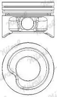 Kolben NÜRAL 87-441900-00 Bild Kolben NÜRAL 87-441900-00