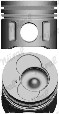 Kolben für Zylinder 1 für Zylinder 2 NÜRAL 87-501507-00 Bild Kolben für Zylinder 1 für Zylinder 2 NÜRAL 87-501507-00