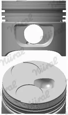 Kolben NÜRAL 87-743600-10 Bild Kolben NÜRAL 87-743600-10