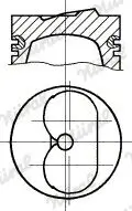 Kolben NÜRAL 87-783800-30