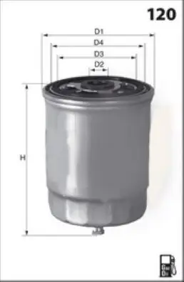 Kraftstofffilter MECAFILTER ELG5305 Bild Kraftstofffilter MECAFILTER ELG5305