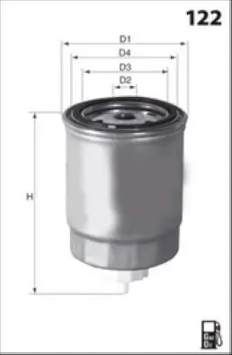 Kraftstofffilter MECAFILTER ELG5211 Bild Kraftstofffilter MECAFILTER ELG5211