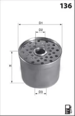 Kraftstofffilter MECAFILTER ELG5209 Bild Kraftstofffilter MECAFILTER ELG5209