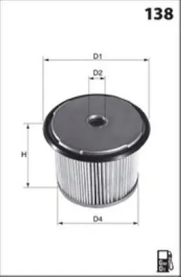Kraftstofffilter MECAFILTER ELG5218 Bild Kraftstofffilter MECAFILTER ELG5218