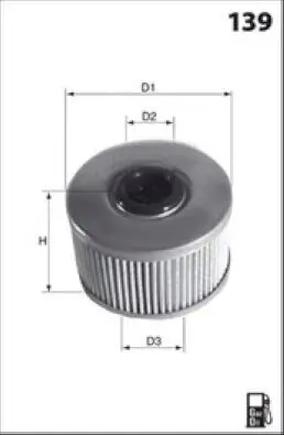 Kraftstofffilter MECAFILTER ELG5292 Bild Kraftstofffilter MECAFILTER ELG5292