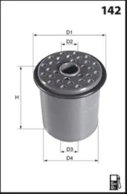 Kraftstofffilter MECAFILTER ELG5491 Bild Kraftstofffilter MECAFILTER ELG5491