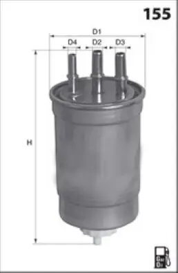 Kraftstofffilter MECAFILTER ELG5393 Bild Kraftstofffilter MECAFILTER ELG5393