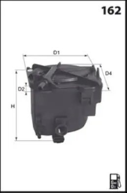 Kraftstofffilter MECAFILTER ELG5297 Bild Kraftstofffilter MECAFILTER ELG5297