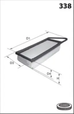 Luftfilter MECAFILTER ELP9310 Bild Luftfilter MECAFILTER ELP9310