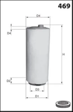 Luftfilter MECAFILTER EL3954 Bild Luftfilter MECAFILTER EL3954