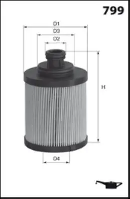 Ölfilter MECAFILTER ELH4390 Bild Ölfilter MECAFILTER ELH4390