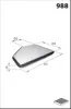Filter, Innenraumluft MECAFILTER ELR7029 Bild Filter, Innenraumluft MECAFILTER ELR7029