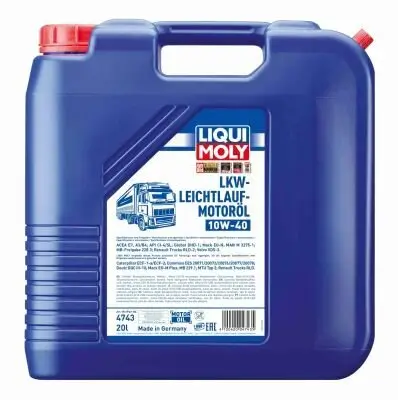 Motoröl 10W-40 20L LIQUI MOLY 4743 Bild Motoröl 10W-40 20L LIQUI MOLY 4743