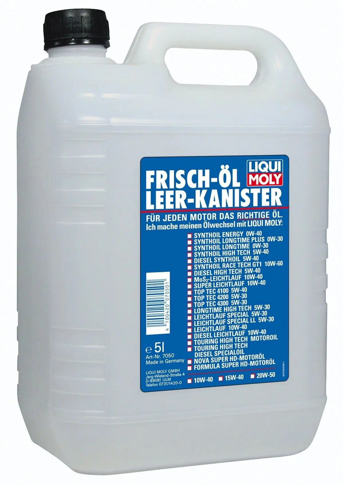 Ölkanister LIQUI MOLY 7050