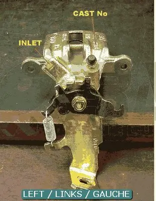 Bremssattel Hinterachse rechts ERA Benelux BC53317 Bild Bremssattel Hinterachse rechts ERA Benelux BC53317