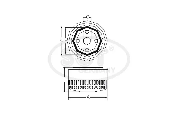Ölfilter SCT - MANNOL SM 101
