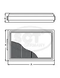 Filter, Innenraumluft SCT - MANNOL SA 1105 Bild Filter, Innenraumluft SCT - MANNOL SA 1105