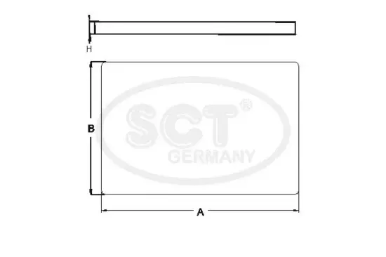 Filter, Innenraumluft SCT - MANNOL SAK 264 Bild Filter, Innenraumluft SCT - MANNOL SAK 264