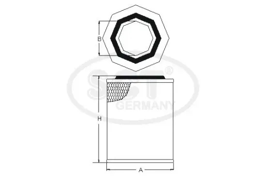 Luftfilter SCT - MANNOL SB 029 Bild Luftfilter SCT - MANNOL SB 029