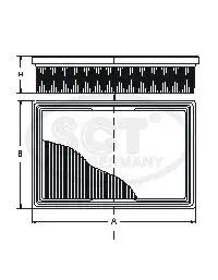 Luftfilter SCT - MANNOL SB 043