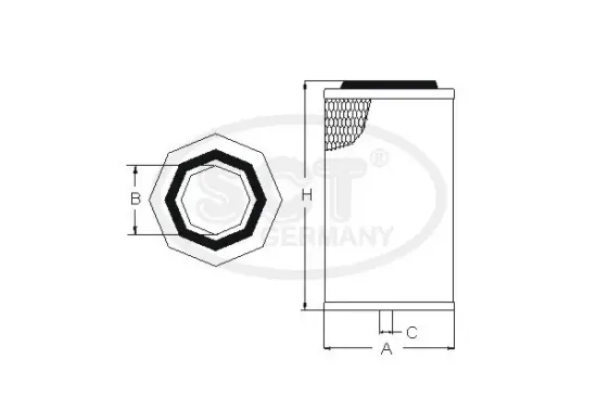 Luftfilter SCT - MANNOL SB 046 Bild Luftfilter SCT - MANNOL SB 046