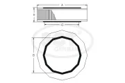 Luftfilter SCT - MANNOL SB 205