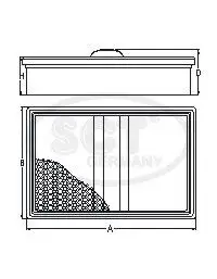 Luftfilter SCT - MANNOL SB 2051 Bild Luftfilter SCT - MANNOL SB 2051