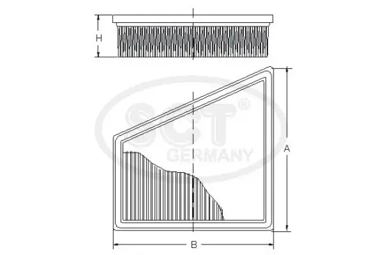 Luftfilter SCT - MANNOL SB 2103 Bild Luftfilter SCT - MANNOL SB 2103