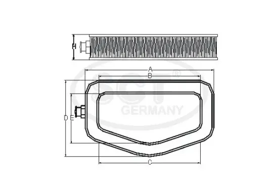 Luftfilter SCT - MANNOL SB 2344 Bild Luftfilter SCT - MANNOL SB 2344