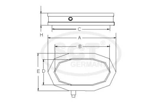 Luftfilter SCT - MANNOL SB 2383 Bild Luftfilter SCT - MANNOL SB 2383