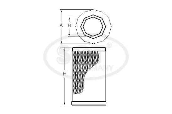 Luftfilter SCT - MANNOL SB 998 Bild Luftfilter SCT - MANNOL SB 998