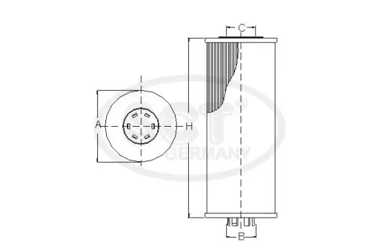 Kraftstofffilter SCT - MANNOL SC 7073 P Bild Kraftstofffilter SCT - MANNOL SC 7073 P
