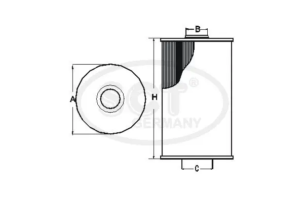 Ölfilter SCT - MANNOL SH 4031 P