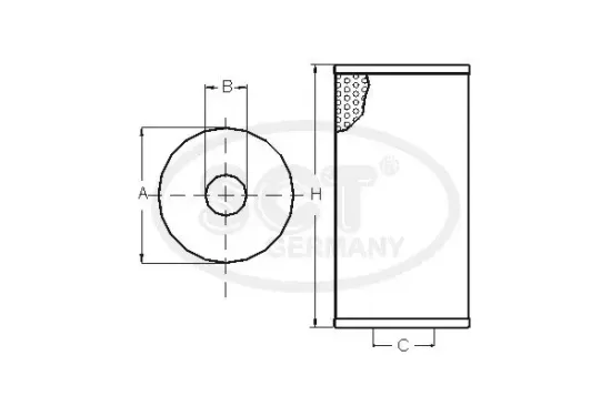 Ölfilter SCT - MANNOL SH 4049 P Bild Ölfilter SCT - MANNOL SH 4049 P