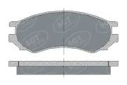 Bremsbelagsatz, Scheibenbremse Vorderachse SCT - MANNOL SP 156 PR