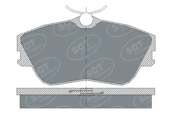 Bremsbelagsatz, Scheibenbremse Vorderachse SCT - MANNOL SP 250 PR Bild Bremsbelagsatz, Scheibenbremse Vorderachse SCT - MANNOL SP 250 PR