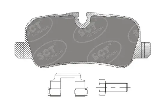 Bremsbelagsatz, Scheibenbremse SCT - MANNOL SP 330 PR Bild Bremsbelagsatz, Scheibenbremse SCT - MANNOL SP 330 PR