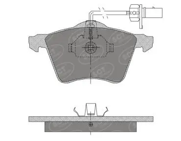 Bremsbelagsatz, Scheibenbremse Vorderachse SCT - MANNOL SP 402 PR Bild Bremsbelagsatz, Scheibenbremse Vorderachse SCT - MANNOL SP 402 PR