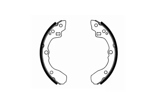 Bremsbackensatz Hinterachse SCT - MANNOL SS 532 Bild Bremsbackensatz Hinterachse SCT - MANNOL SS 532