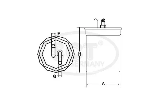Kraftstofffilter SCT - MANNOL ST 319 Bild Kraftstofffilter SCT - MANNOL ST 319