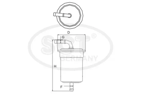 Kraftstofffilter SCT - MANNOL ST 328 Bild Kraftstofffilter SCT - MANNOL ST 328