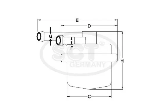 Kraftstofffilter SCT - MANNOL ST 334 Bild Kraftstofffilter SCT - MANNOL ST 334