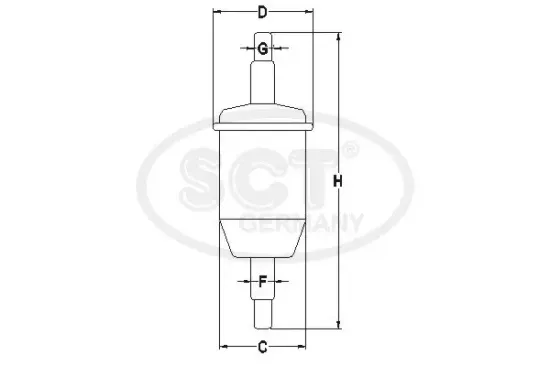 Kraftstofffilter SCT - MANNOL ST 337 Bild Kraftstofffilter SCT - MANNOL ST 337