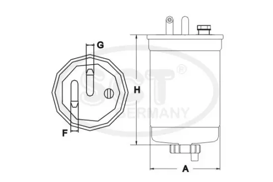 Kraftstofffilter SCT - MANNOL ST 347 Bild Kraftstofffilter SCT - MANNOL ST 347