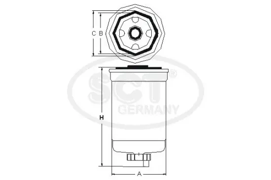 Kraftstofffilter SCT - MANNOL ST 6082 Bild Kraftstofffilter SCT - MANNOL ST 6082