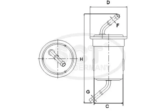 Kraftstofffilter SCT - MANNOL ST 6113 Bild Kraftstofffilter SCT - MANNOL ST 6113